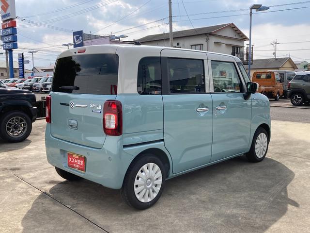 ワゴンＲスマイル ＨＹＢＲＩＤ　Ｘ　３型　ナビ　全方位カメラ　両側パワスラ　オートライト　スライドドア　純正ナビ　プッシュスタート　シートヒーター　オートエアコン　禁煙車　衝突被害軽減システム　横滑り防止機能　衝突安全ボディ　盗難防止システム　電動パーキング（9枚目）