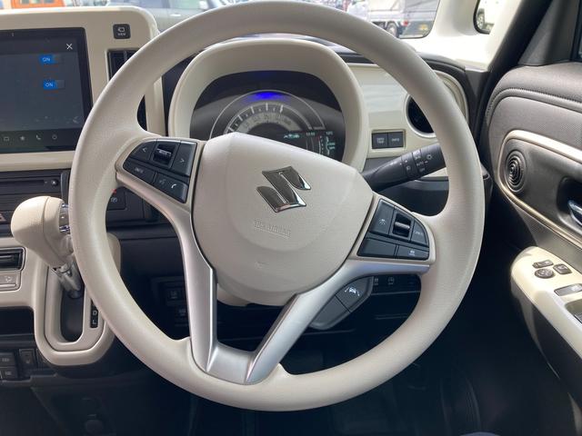 ワゴンＲスマイル ＨＹＢＲＩＤ　Ｘ　３型　ナビ　全方位カメラ　両側パワスラ　オートライト　スライドドア　純正ナビ　プッシュスタート　シートヒーター　オートエアコン　禁煙車　衝突被害軽減システム　横滑り防止機能　衝突安全ボディ　盗難防止システム　電動パーキング（33枚目）