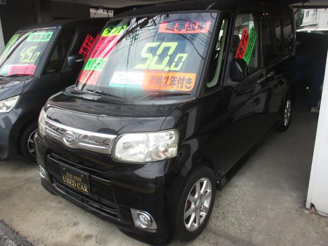 タント Ｇ　無事故車　車検２年付き　左側パワースライドドア　ナビ・ＴＶ・ＣＤ・ＥＴＣ　純正アルミ（3枚目）