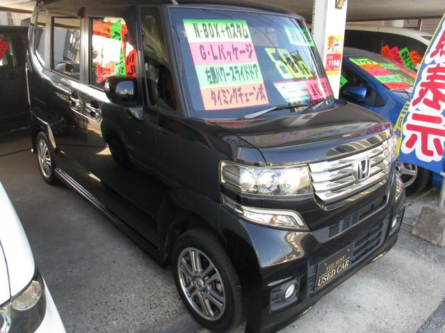 Ｎ－ＢＯＸ＋カスタム Ｇ・Ｌパッケージ　無事故車　車検２年付き　左側パワースライドドア　純正ＳＤナビ　ＴＶ・ＤＶＤ・ＣＤ・ＥＴＣ　バックカメラ　Ｂｌｕｅｔｏｏｔｈ（2枚目）