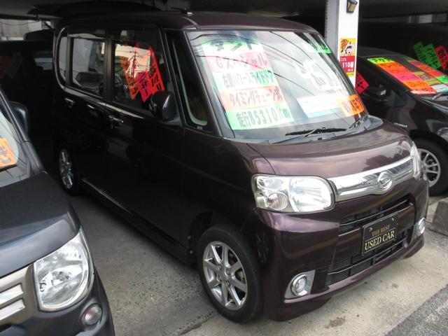 タント Gスペシャル 無事故車 車検R8年7月 左パワースライドドア タイミングチェーン式 純正ナビ TV・DVD・CD・Bluetooth バックカメラ 純正アルミ(3枚目)