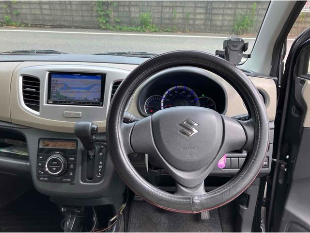 ワゴンＲ ＦＸ　ＥＴＣ　ナビ　ＴＶ　キーレスエントリー　アイドリングストップ　電動格納ミラー　ベンチシート　ＣＶＴ　盗難防止システム　ＡＢＳ　アルミホイール　衝突安全ボディ　エアコン　パワーステアリング（2枚目）