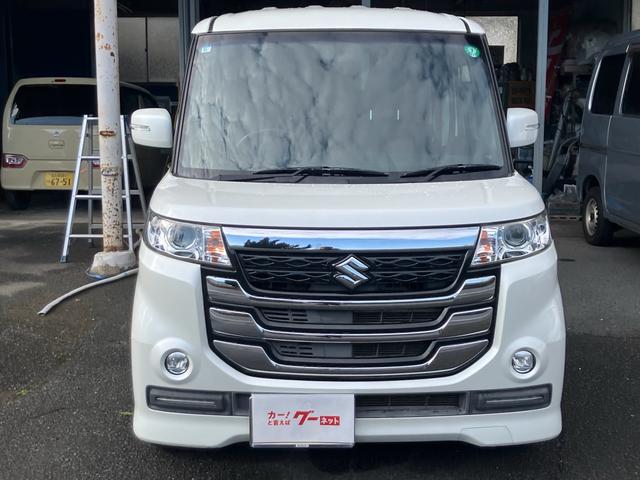 スペーシアカスタムZ ベースグレード ナビテレビ バックカメラ ETC 片側パワースライドドア スマートキー プッシュスタート セキュリティー アイドリングストップ ワンオーナー(2枚目)