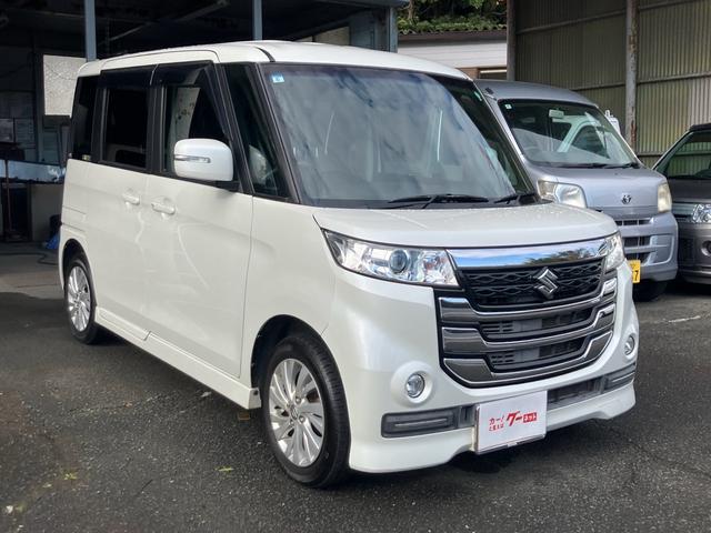 スペーシアカスタムZ ベースグレード ナビテレビ バックカメラ ETC 片側パワースライドドア スマートキー プッシュスタート セキュリティー アイドリングストップ ワンオーナー(3枚目)