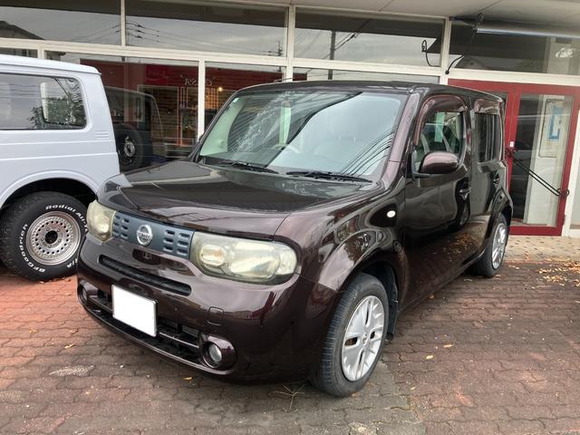 キューブ 　ナビ　インテリキー　プッシュスタートボタン　エアコン　パワステ　パワーウィンドウ　車検令和９年７月まで（2枚目）