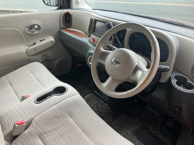 キューブ 　ナビ　インテリキー　プッシュスタートボタン　エアコン　パワステ　パワーウィンドウ　車検令和９年７月まで（7枚目）