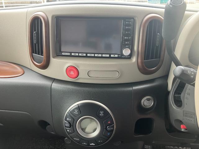 キューブ 　ナビ　インテリキー　プッシュスタートボタン　エアコン　パワステ　パワーウィンドウ　車検令和９年７月まで（10枚目）