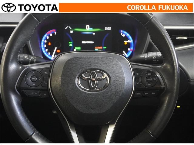 カローラクロス ハイブリッド Z 衝突被害軽減システム メモリーナビ フルセグ ETC バックカメラ ドラレコ キーレス スマートキー 盗難防止装置(18枚目)