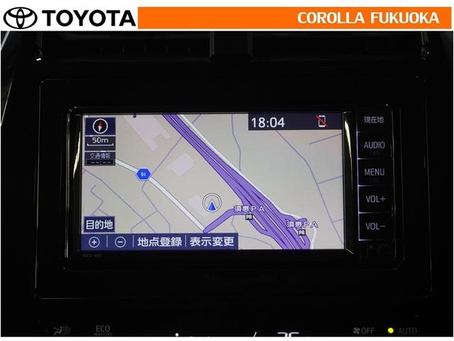 プリウス ＳセーフティプラスＩＩ　衝突被害軽減システム　メモリーナビ　ワンセグ　ＥＴＣ　バックカメラ　ＣＤ　キーレス　スマートキー　盗難防止装置（16枚目）