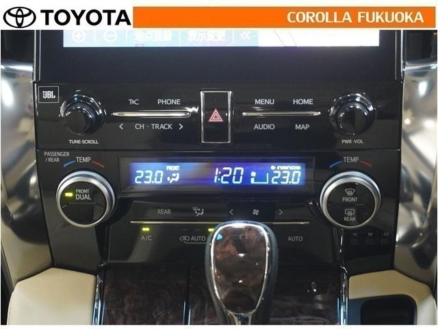 アルファード 3.5GF 衝突被害軽減システム サンルーフ 両側電動スライド メモリーナビ フルセグ ETC バックカメラ ドラレコ 後席モニター CD DVD再生 キーレス スマートキー アイドリングストップ 盗難防止装置(17枚目)