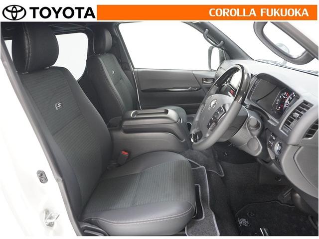 ハイエースバン ロングスーパーGL ダークプライムS 衝突被害軽減システム ディーゼル 両側電動スライド メモリーナビ フルセグ バックカメラ CD DVD再生 キーレス スマートキー 盗難防止装置(11枚目)