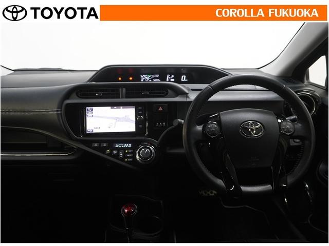 アクア G G’s 衝突被害軽減システム メモリーナビ フルセグ ETC バックカメラ ドラレコ CD DVD再生 キーレス スマートキー 盗難防止装置(14枚目)