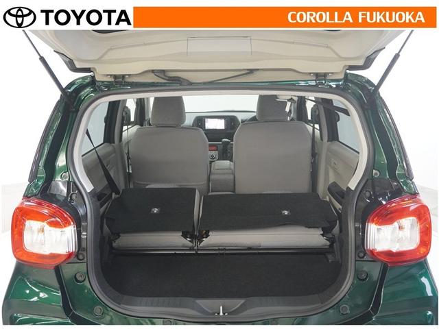 リヤシートを前に倒せば、ラゲージルームに収まらない物も積み込めます。たくさんの物を載せたい時に活躍します。