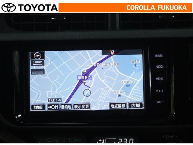 アクア G 衝突被害軽減システム メモリーナビ フルセグ ETC バックカメラ ドラレコ CD DVD再生 キーレス スマートキー 盗難防止装置(16枚目)