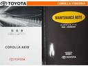 取扱説明書・メンテナンスノートです。車の情報が凝縮されています。車の整備記録が記載されている大事な物ですよ。