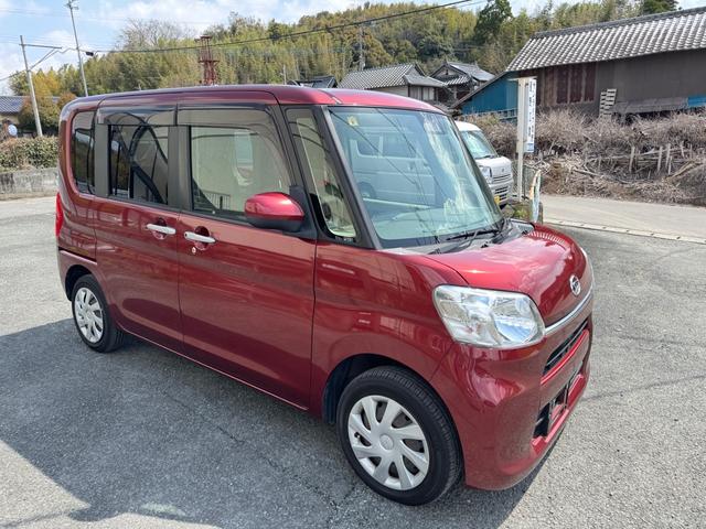 タント Ｘ　ＳＡＩＩＩ　社外ナビ　ＴＶ　ＣＤ　　Ｂｌｕｅｔｏｏｔｈ　ＥＴＣ　フロントドライブレコーダー　オートライト　左側パワースライドドア　シートヒーター　バックセンサー　スマートアシスト　後部座席ロールサンシェード（4枚目）