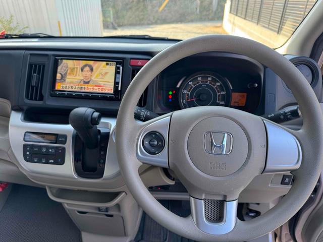 N-WGN G ETC バックカメラ ナビ TV スマートキー アイドリングストップ 電動格納ミラー ベンチシート CVT 盗難防止システム ABS ESC CD DVD再生 USB Bluetooth(2枚目)