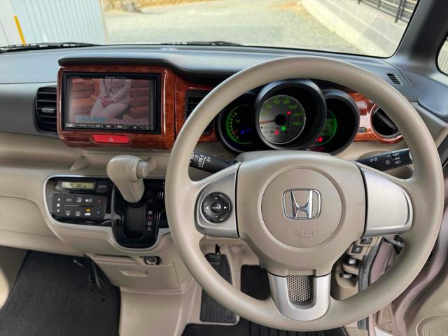 N-BOX G・Lパッケージ ETC 両側スライド・片側電動 ナビ TV スマートキー アイドリングストップ 電動格納ミラー ベンチシート CVT 盗難防止システム ABS ESC アルミホイール 衝突安全ボディ エアコン(2枚目)