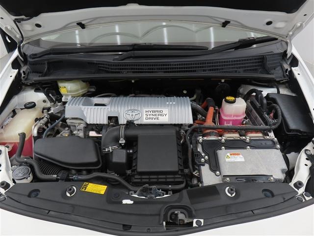 プリウス S アイドリングストップ搭載 Bモニタ- インテリキー デュアルエアバック エアB イモビライザー DVD再生可能 ワンオーナー車 ナビTV AUTOエアコン 横スベリ防止 アルミホイール ETC装備(19枚目)