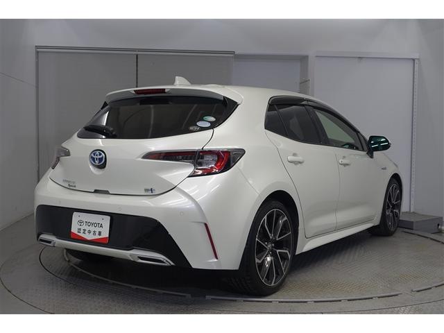 カローラスポーツ ハイブリッドG Z サイドエアバック 前後誤発進抑制 盗難防止 スマートキーシステム Bモニ オートクルーズ LEDライト 1オーナー車 エアバック オートエアコン 地デジ ナビTV AW デュアルエアバッグ 整備記録簿(3枚目)