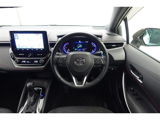 カローラスポーツ ハイブリッドG Z サイドエアバック 前後誤発進抑制 盗難防止 スマートキーシステム Bモニ オートクルーズ LEDライト 1オーナー車 エアバック オートエアコン 地デジ ナビTV AW デュアルエアバッグ 整備記録簿(4枚目)