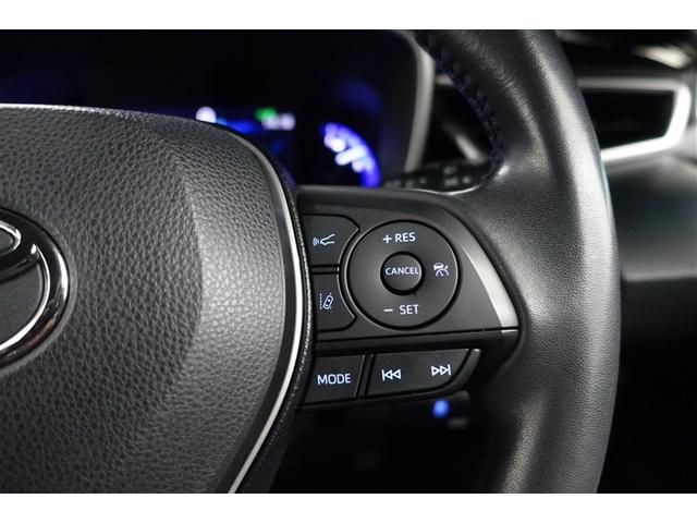 カローラスポーツ ハイブリッドG Z サイドエアバック 前後誤発進抑制 盗難防止 スマートキーシステム Bモニ オートクルーズ LEDライト 1オーナー車 エアバック オートエアコン 地デジ ナビTV AW デュアルエアバッグ 整備記録簿(35枚目)