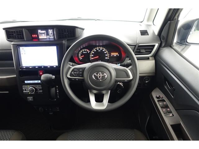 ルーミー Ｇ　追突軽減ブレーキ　パワステ　アルミホイール　Ａストップ　ＬＥＤライト　Ｒカメラ　記録簿付　横滑り防止システム　エアバック　セキュリティーアラーム　パワーウィンドウ　運転席助手席エアバック　ナビ＆ＴＶ（4枚目）