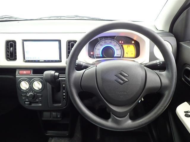 アルト Ｓ　ＡＡＣ　横滑り防止装置付　全席ＰＷ　エネチャージ　ワンセグＴＶ　キーレス　ナビＴＶ　Ｗエアバッグ　運転席エアバック　メモリーナビ　ＡＢＳ　パワーステアリング　リヤカメラ　ＡＵＸ接続可　ＤＶＤ再生可（4枚目）