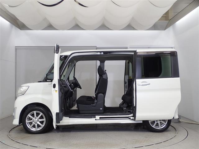 タント カスタムＸ　ＳＡ　盗難防止　片側オートスライドドア　ＤＶＤ再生可能　運転席エアバッグ　点検記録簿　Ｂカメラ　衝突被害軽減　スマ－トキ－　ナビＴＶ　アルミ　ＬＥＤ　ＡＡＣ　パワステ　横滑防止　サイドエアバック　ＥＴＣ付き（2枚目）