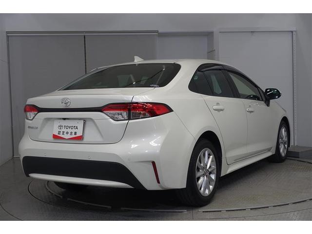 カローラ S インテリキー クルーズC アイドリングストップ 盗難防止システム オートエアコン LEDライト ETC車載器 パワーステアリング デュアルエアバック バックモニター キーレス ABS 横滑防止 アルミ(3枚目)