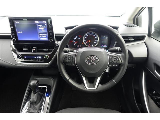 カローラ S インテリキー クルーズC アイドリングストップ 盗難防止システム オートエアコン LEDライト ETC車載器 パワーステアリング デュアルエアバック バックモニター キーレス ABS 横滑防止 アルミ(4枚目)