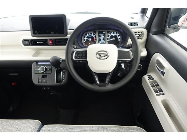 ムーヴキャンバス ストライプスＧ　Ｗパワースライドドア　前後誤発進抑制　点検記録簿付　セキュリティーアラーム　カーテンエアバッグ　プッシュスタートスマートキー　アイドリング　キーフリー　デュアルエアバッグ　ＬＥＤ　オートエアコン　ＰＳ（4枚目）