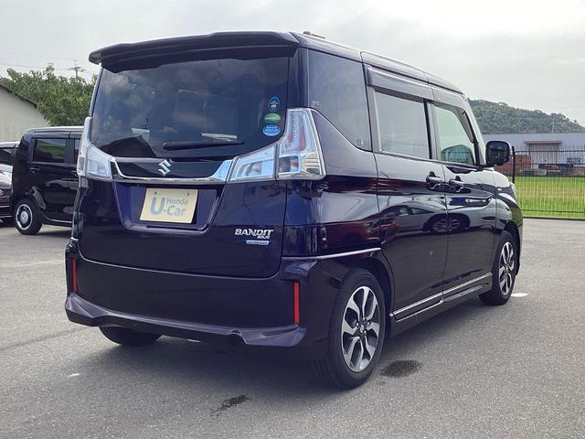 ソリオバンディット ハイブリッドＭＶ　ＨＹＢＲＩＤＭＶデュアルカメラブレーキサポート、全方位モニター付メモリーナビ装着車　ドライブレコーダー前後　ＥＴＣ　左パワースライドドア　オートエアコン　運転席助手席シートバックテーブル　盗難防止（8枚目）