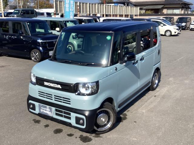 Ｎ－ＢＯＸジョイ ターボ　当社デモカー　純正９インチナビ　マルチビューカメラ　　ＥＴＣ　運転席助手席シートヒーター　アクティブフェイスＰＫＧ　オートリトラミラー　本革巻きステアリングホイール　整備記録簿　ＬＥＤヘッド　フルセグ（3枚目）