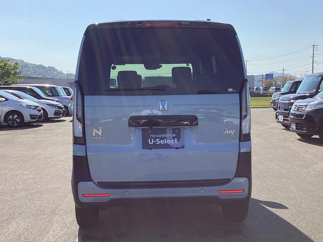 Ｎ－ＢＯＸジョイ ターボ　当社デモカー　純正９インチナビ　マルチビューカメラ　　ＥＴＣ　運転席助手席シートヒーター　アクティブフェイスＰＫＧ　オートリトラミラー　本革巻きステアリングホイール　整備記録簿　ＬＥＤヘッド　フルセグ（4枚目）