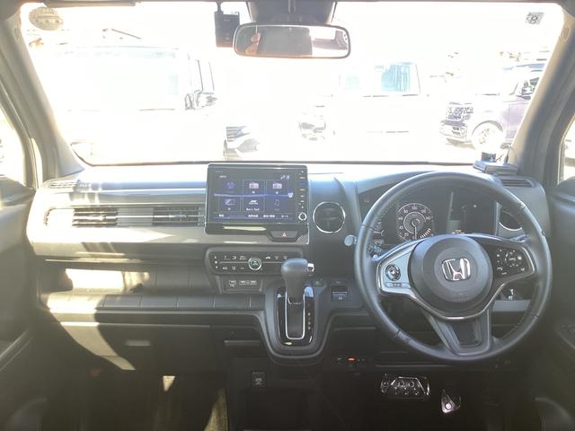 N-WGNカスタム L・ターボホンダセンシング 純正8インチナビ フルセグTV Bluetooth接続 バックカメラ 前後ドラレコ LEDヘッドライト 運転席シートヒーター ハーフレザーシート ETC 純正15インチアルミ ブレーキサポート 禁煙(28枚目)