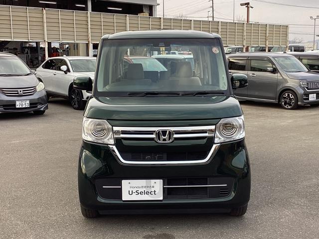 N-BOX L ナビゲーション リア左パワースライドドア 運転席助手席シートヒーター 運転席助手席シートバックテーブル 電子パーキング オートエアコン 衝突回避支援ブレーキ I-STOP クリソナ PW パワステ(2枚目)