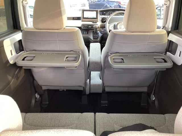 N-BOX L ナビゲーション リア左パワースライドドア 運転席助手席シートヒーター 運転席助手席シートバックテーブル 電子パーキング オートエアコン 衝突回避支援ブレーキ I-STOP クリソナ PW パワステ(28枚目)