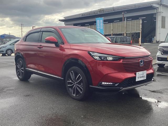 ヴェゼル ｅ：ＨＥＶＺ　純正９インチナビ　フルセグＴＶ　ＢＬＵＥＴＯＯＴ　前後ドラレコ　ビルトインＥＴＣ　ブラインドスポットインフォメーション　前席シートヒーター　ハンズフリーアクセスパワーテールゲート　ＬＥＤヘッドライト（6枚目）