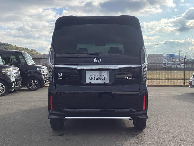 Ｎ－ＢＯＸカスタム Ｌ　ナビゲーション　ＥＴＣ　オートエアコン　両側パワースライドドア　運転席助手席シートヒーター　１４インチアルミホイール　オートリトラミラー　運転席助手席シートバックテーブル　両席電動スライドドア　禁煙（3枚目）