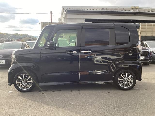 Ｎ－ＢＯＸカスタム Ｌ　ナビゲーション　ＥＴＣ　オートエアコン　両側パワースライドドア　運転席助手席シートヒーター　１４インチアルミホイール　オートリトラミラー　運転席助手席シートバックテーブル　両席電動スライドドア　禁煙（5枚目）