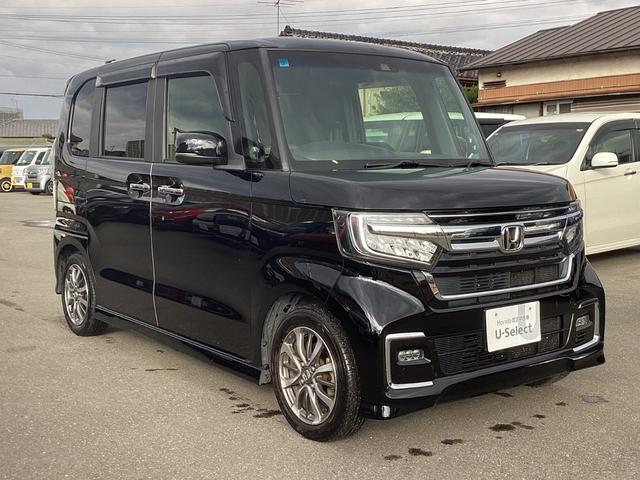 Ｎ－ＢＯＸカスタム Ｌ　ナビゲーション　ＥＴＣ　オートエアコン　両側パワースライドドア　運転席助手席シートヒーター　１４インチアルミホイール　オートリトラミラー　運転席助手席シートバックテーブル　両席電動スライドドア　禁煙（6枚目）