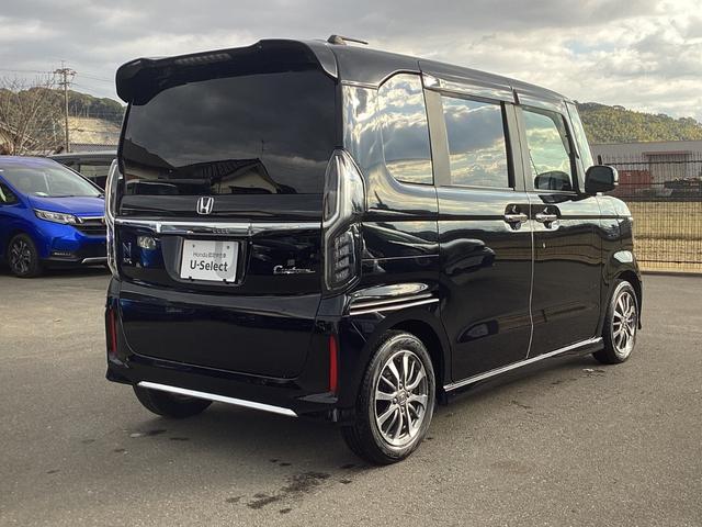 Ｎ－ＢＯＸカスタム Ｌ　ナビゲーション　ＥＴＣ　オートエアコン　両側パワースライドドア　運転席助手席シートヒーター　１４インチアルミホイール　オートリトラミラー　運転席助手席シートバックテーブル　両席電動スライドドア　禁煙（8枚目）