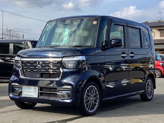 Ｎ－ＢＯＸカスタム ターボ　当社デモカー　ＨＯＮＤＡＣＯＮＮＥＣＴナビゲーション　地デジ　ドライブレコーダー前後　ＥＴＣ　両側パワースライドドア　運転席助手席シートヒーター　運転席助手席シートバックテーブル　オートエアコン　禁煙（7枚目）