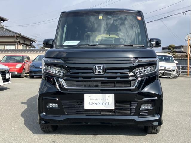 Ｎ－ＢＯＸカスタム Ｌターボスタイル＋ブラック　ナビゲーション　地デジ　ドラレコ前後　ＥＴＣ　アレルクリーンプラスシート　両側パワースライドドア　運転席助手席シートヒーター　運転席助手席シートバックテーブル　１５インチアルミホイール　シートＨ　禁煙（2枚目）