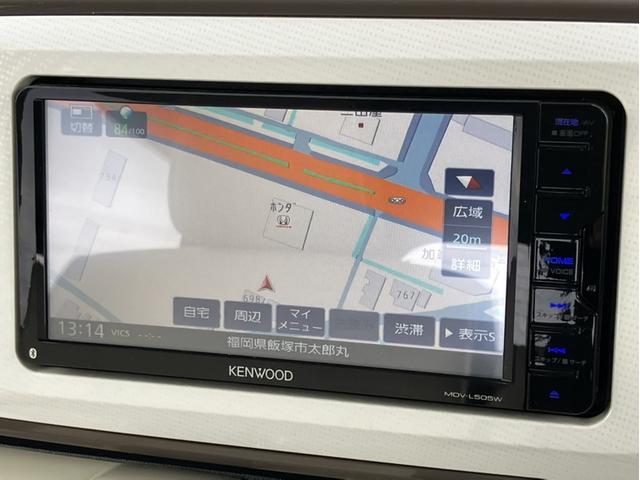 ムーヴキャンバス ＧメイクアップＳＡＩＩ　ＫＥＮＷＯＯＤナビＴＶ・バックカメラ・両側パワースライドドアＢｌｕｅｔｏｏｔｈ・ワンオーナー車　左右パワースライド　衝突被害軽減Ｂ　バックアイカメラ　ＶＳＣ　ＥＴＣ車載器　パワーウィンド　禁煙　地デジ（6枚目）