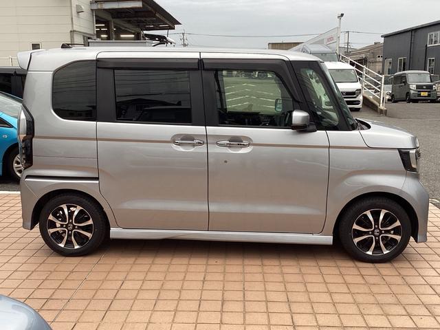 Ｎ－ＢＯＸカスタム Ｇ・Ｌホンダセンシング　ディスプレイＴＶオーディオ・バックカメラ・両側パワースライドドア・ワンオーナー車　禁煙　整備記録簿　サイドカメラ　助手席エアバッグ　１セグＴＶ　キーレス　アイドリングＳＴ　セキュリティーアラーム（3枚目）