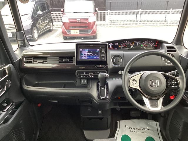 Ｎ－ＢＯＸカスタム Ｇ・Ｌホンダセンシング　ディスプレイＴＶオーディオ・バックカメラ・両側パワースライドドア・ワンオーナー車　禁煙　整備記録簿　サイドカメラ　助手席エアバッグ　１セグＴＶ　キーレス　アイドリングＳＴ　セキュリティーアラーム（4枚目）