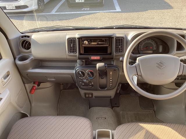 エブリイ ＰＣ　セーフティサポート装着車・デュアルカメラブレーキサポート・バックセンサー・ＣＤ付オーディオ　整備記録簿　ＵＳＢ接続　Ｗエアバッグ　禁煙　キーレスエントリーシステム　ＥＴＣ付　前席パワーウインドウ（4枚目）