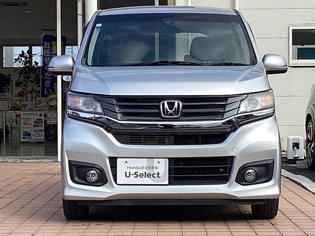 Ｎ－ＷＧＮカスタム Ｇ・Ａパッケージ　純正ナビＴＶ・Ｂｌｕｅｔｏｏｔｈ・バックカメラ・ワンオーナー車　追突被害軽減ブレーキ　フロントベンチシート　Ｒカメ　１オーナー　ＡＵＴＯエアコン　ＵＳＢ　記録簿有　助手席エアバック　ＡＢＳ　禁煙（2枚目）